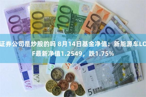 证券公司是炒股的吗 8月14日基金净值：新能源车LOF最新净值1.2549，跌1.75%