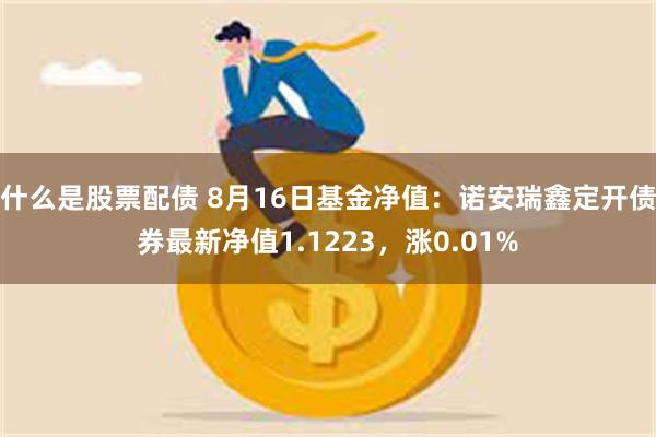 什么是股票配债 8月16日基金净值：诺安瑞鑫定开债券最新净值1.1223，涨0.01%