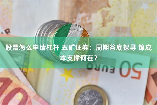 股票怎么申请杠杆 五矿证券：周期谷底探寻 镍成本支撑何在？